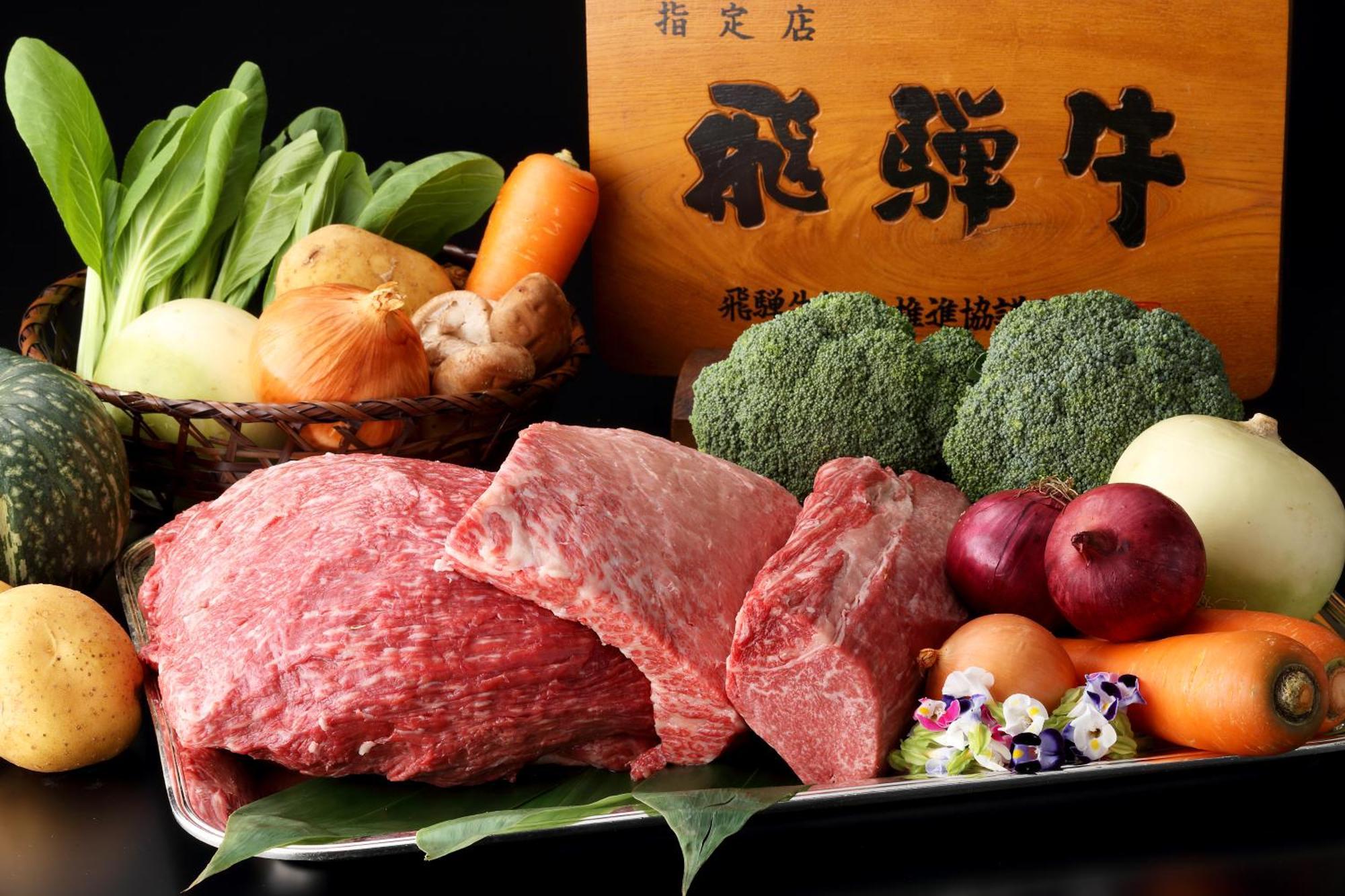 Miyako Hotel Gifu Nagaragawa Eksteriør bilde Kobe beef