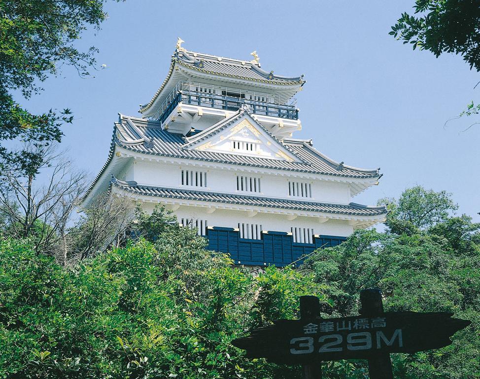 Miyako Hotel Gifu Nagaragawa Eksteriør bilde Komine Castle